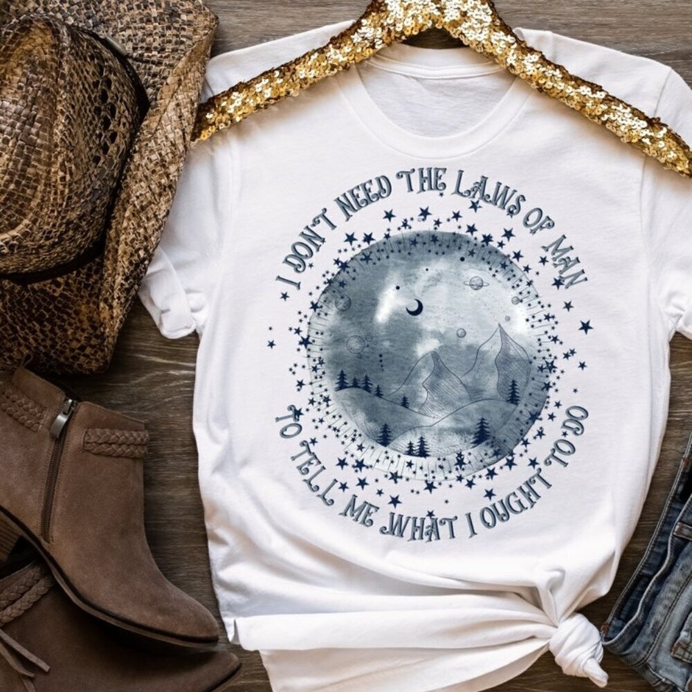 I Dont Need The Laws Of Man Shirt Tyler Childers Unisex Tshirt 1